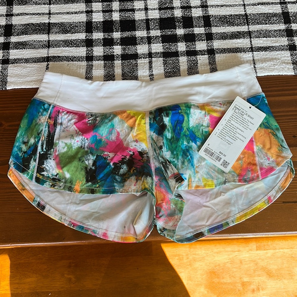Lululemon Speed Up LR Short 2.5” lined size 8